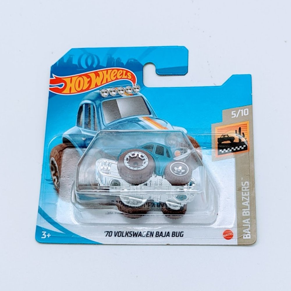 Hot Wheels Mattel '70 Volkswagen Baja Bug Blue Baja Blazers 5/10 #33 New Sealed